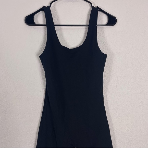 Girlfriend Collective Black Bike Unitard - Picture 4 of 9